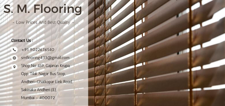 all types of Wooden blind
