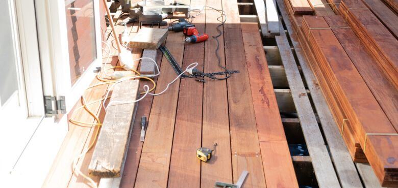 WPC deck flooring