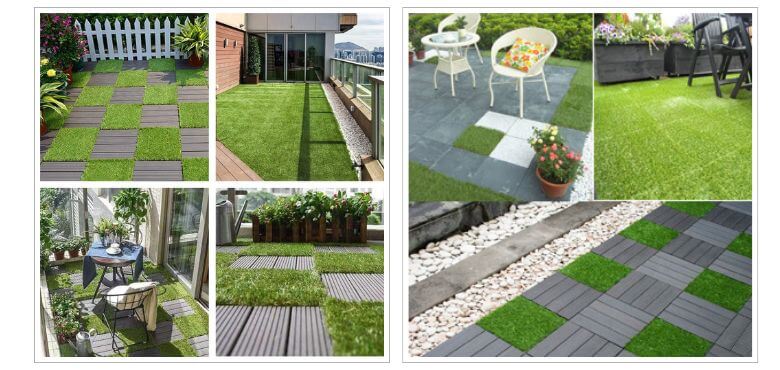 all types of artificial grass floor
