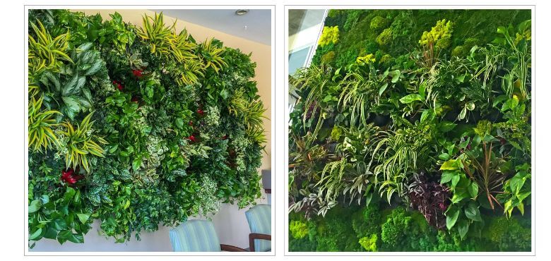 traders of artificial green wall