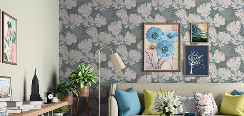 installation services of wallpaper design for hall