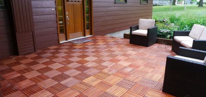 outdoor wooden deck floor installation services in mumbai