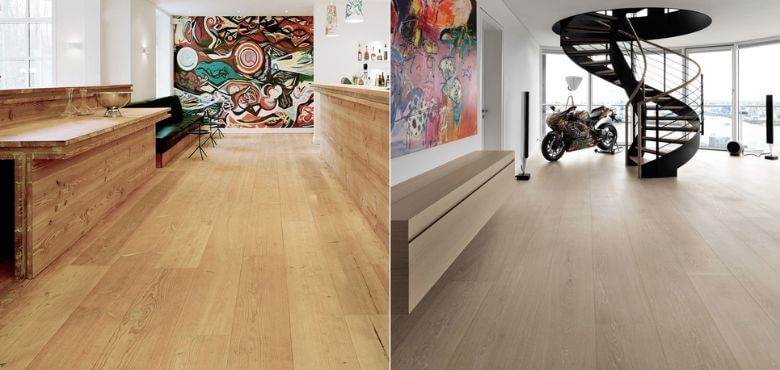 wood flooring services in living area