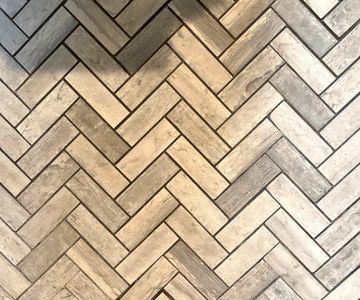 Herringbone flooring